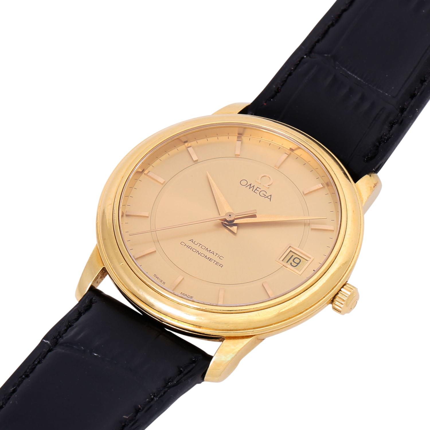 Omega De Ville 168.1050 39mm Yellow gold Champagne 4