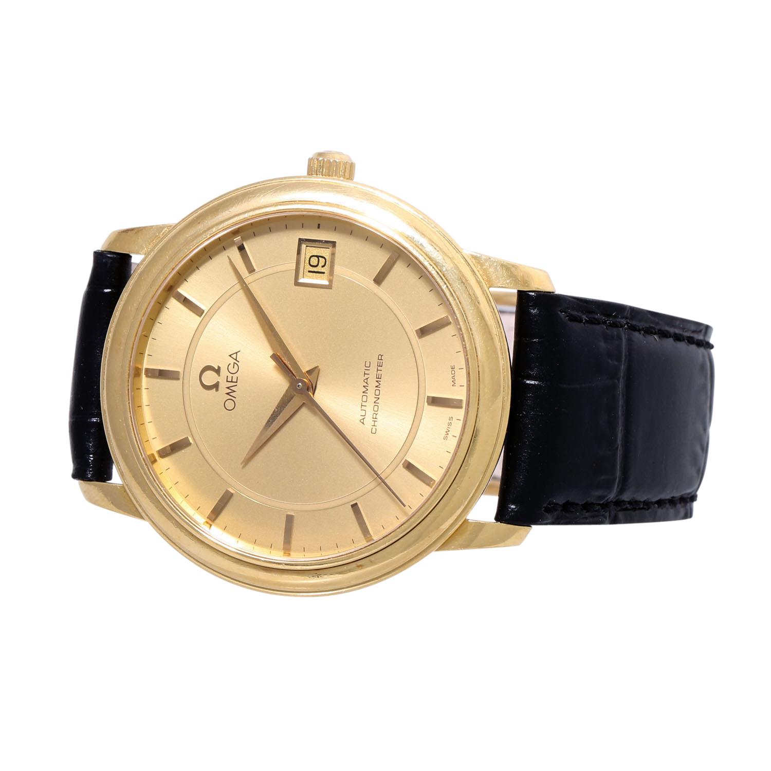 Omega De Ville 168.1050 39mm Yellow gold Champagne 5