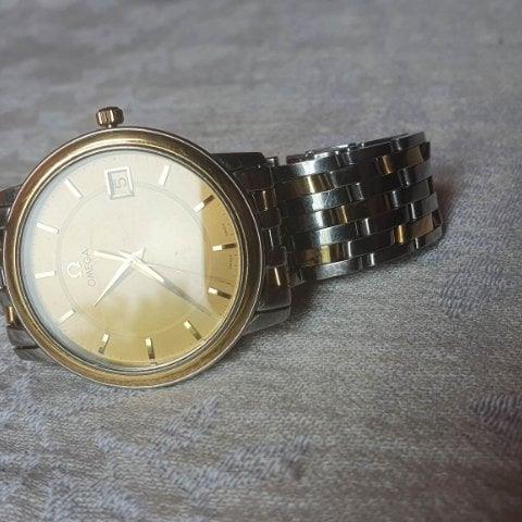 Omega De Ville 4310.11.00 34mm Yellow gold and Stainless steel Champagne