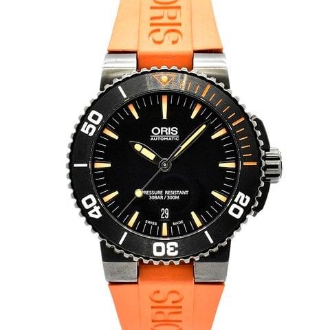 Oris Aquis 01 733 7653 4259-07 4 26 32GEB 43mm Ceramic and Stainless steel Black