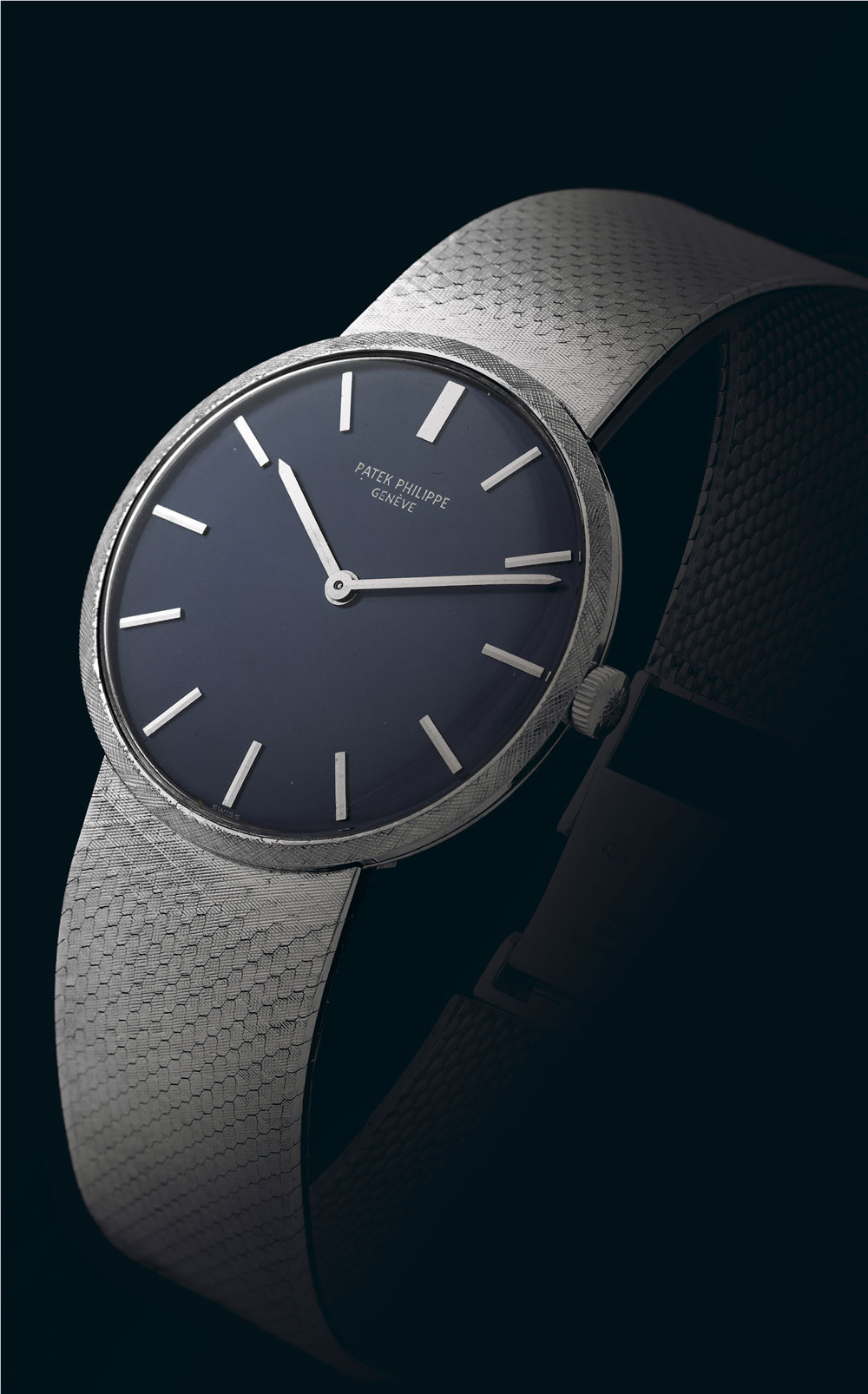 Patek Philippe Calatrava 3468 White gold Blue Collectibles Lot