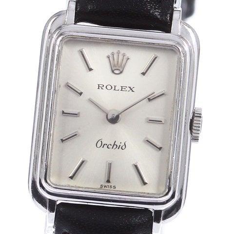 Rolex Orchid 2681 19mm White gold Silver