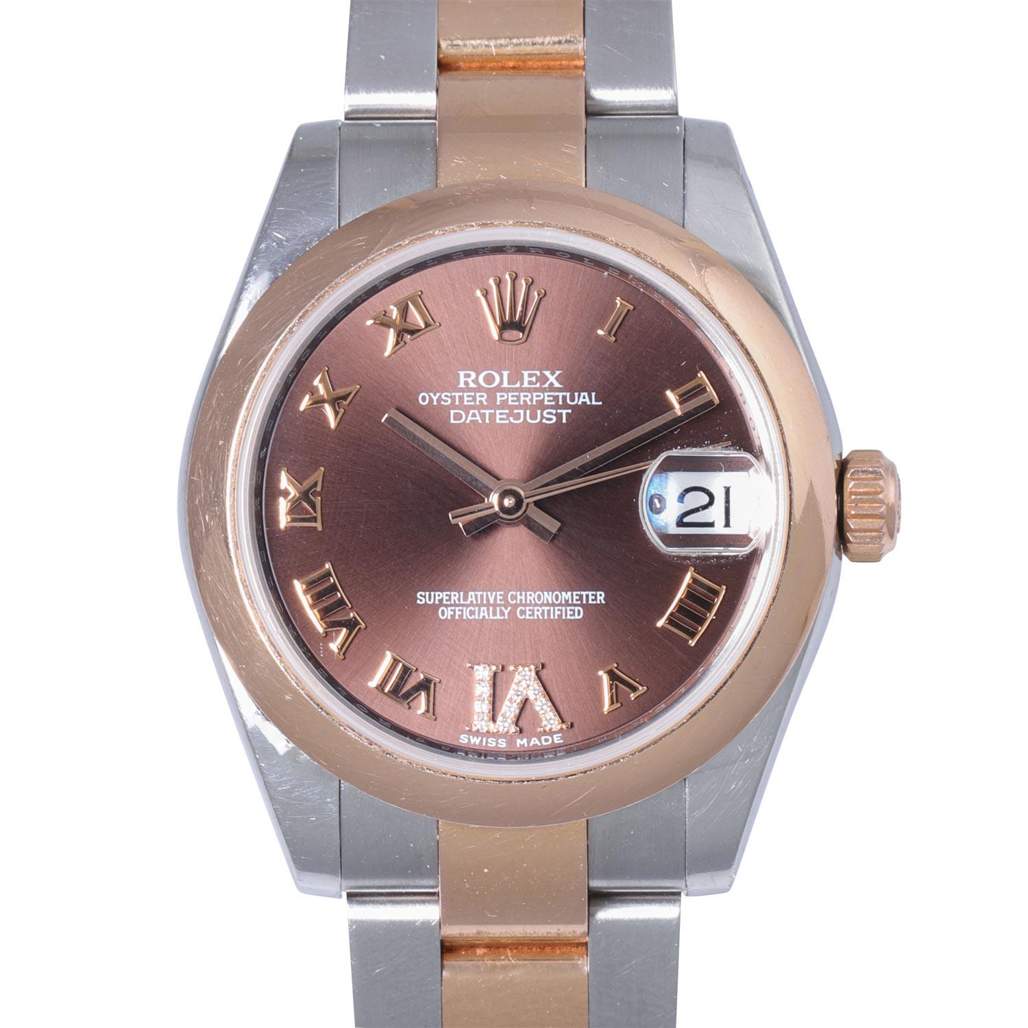 Rolex Datejust 178241 37mm Stainless steel Brown-1