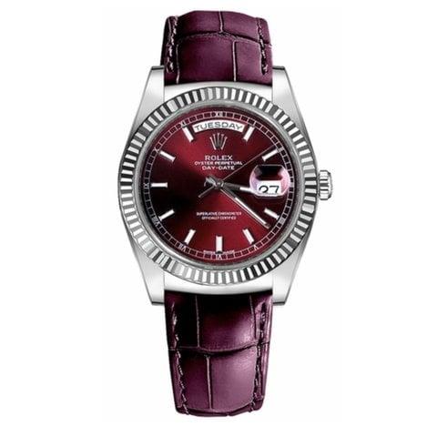 Rolex Day-Date 118139 36mm White gold Red