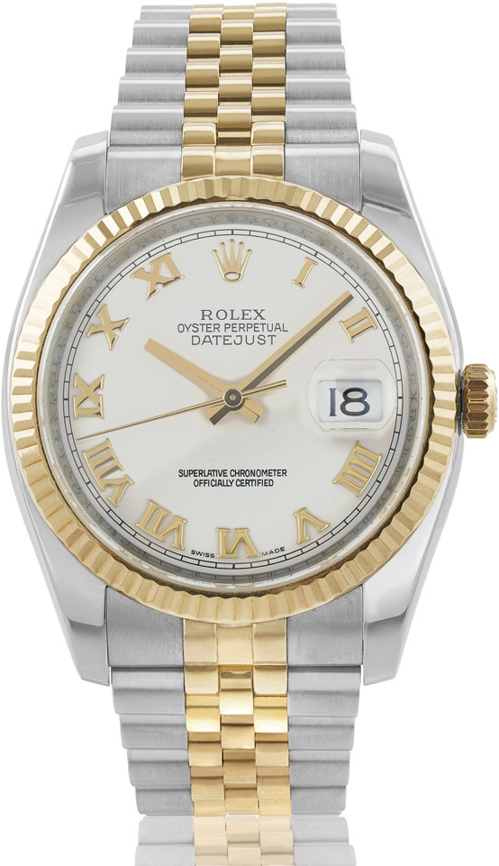 Rolex Datejust 116233 36mm Stainless steel White-1