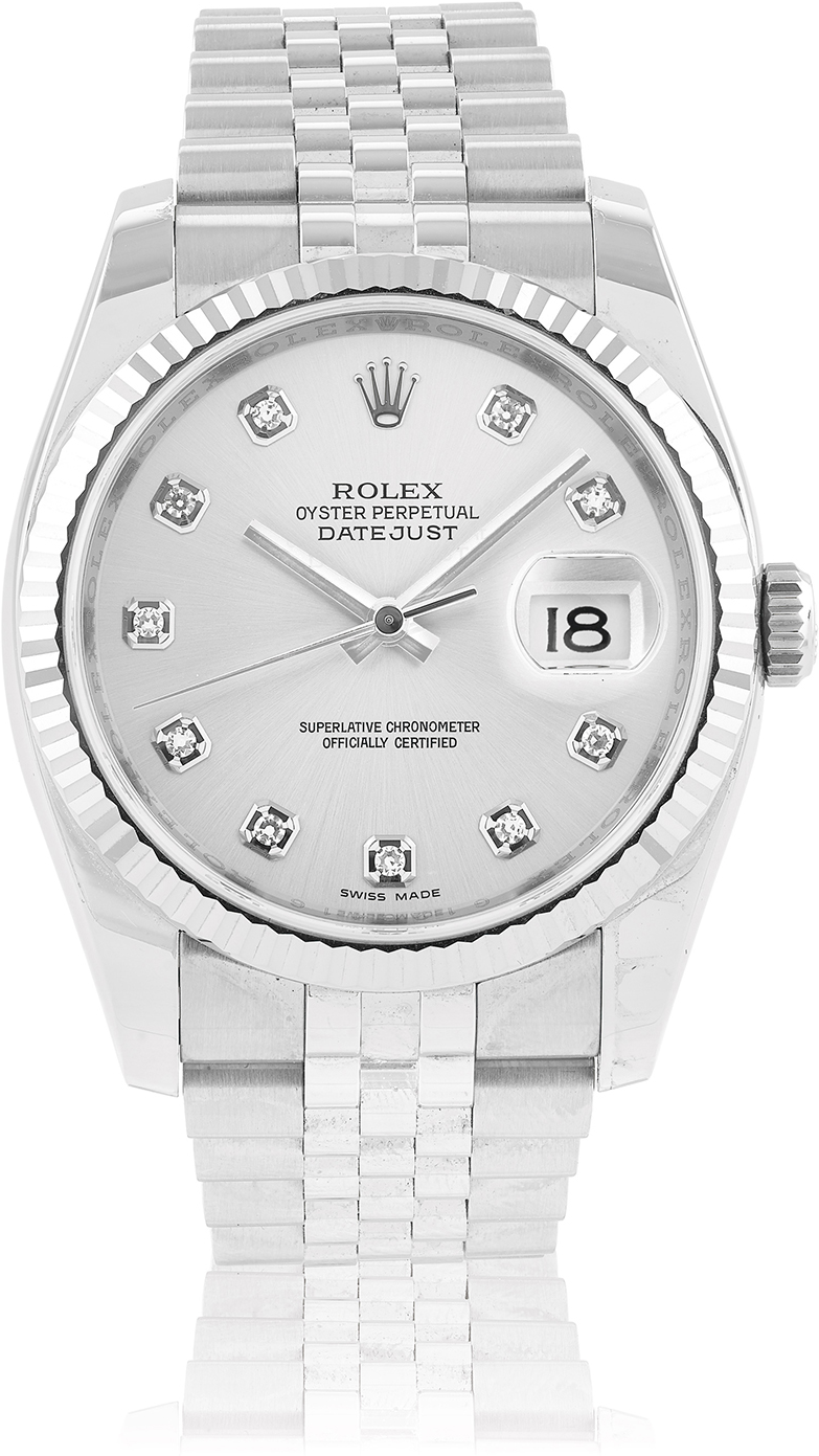 Rolex Rolex Datejust 116234 36mm Stainless steel Silver — Price & Market Data