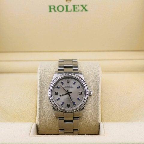 Rolex Oyster Perpetual 177210 31mm Stainless steel White