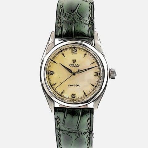 Rolex Oyster Precision 6022 34mm Stainless steel White