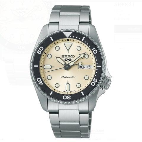 Seiko 5 Sports SRPK31K1 38mm Stainless steel Champagne