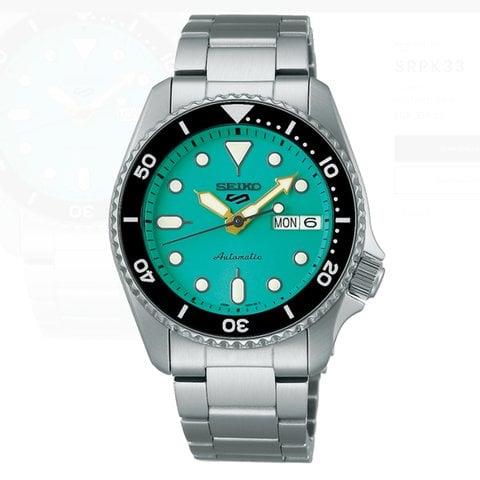 Seiko 5 Sports SRPK33K1 38mm Stainless steel Blue