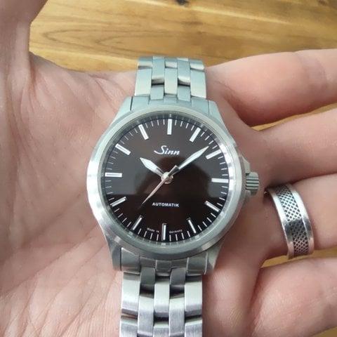 Sinn Instrument Watches 556.0101 38mm Stainless steel Brown