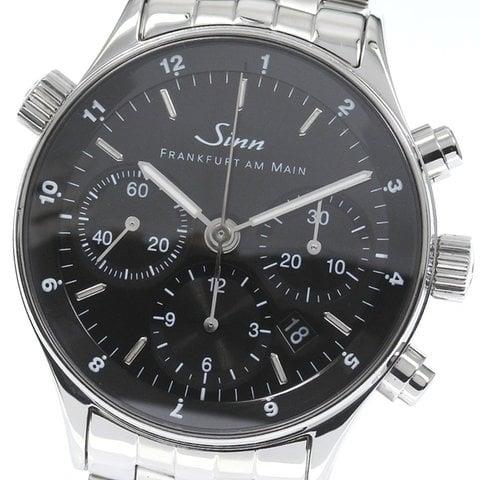 Sinn 6000 38mm Stainless steel Black