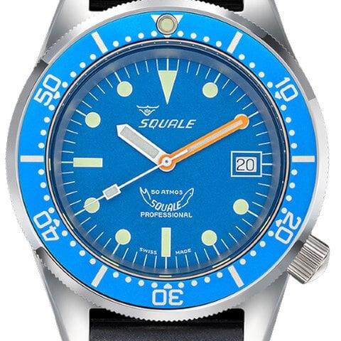 Squale 1521-026/A 1521OCN.NT 42mm Stainless steel Blue
