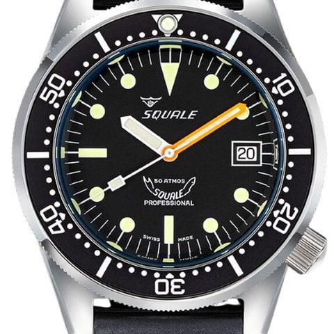 Squale 1521-026/A 1521CL.NMT 42mm Stainless steel Black