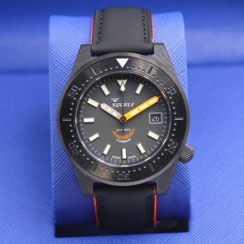 Squale T183FCOR 42mm Carbon fiber Black
