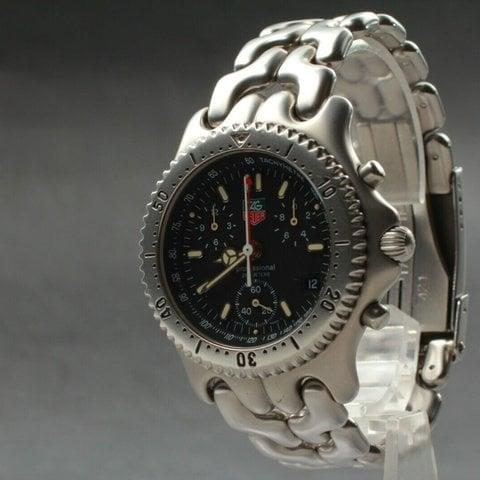 TAG Heuer Professional S39.306 41mm Stainless steel Black