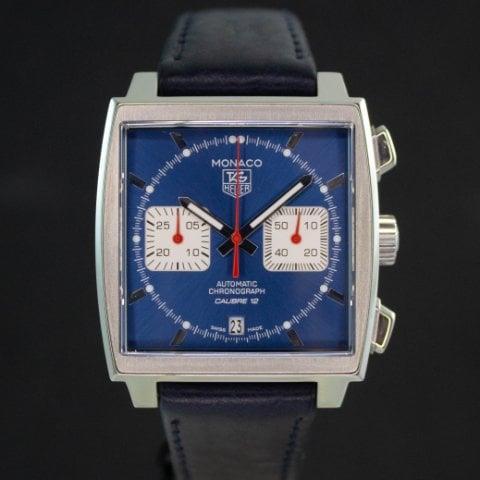 TAG Heuer Monaco CAW2111-0 39mm Stainless steel Blue