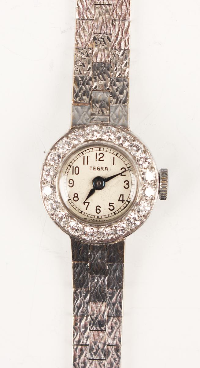 Tegra 17mm 9K White Gold Silver-1