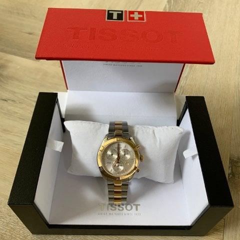 Tissot PR 100 T101.917.22.031.00 38mm Yellow gold and Stainless steel Silver