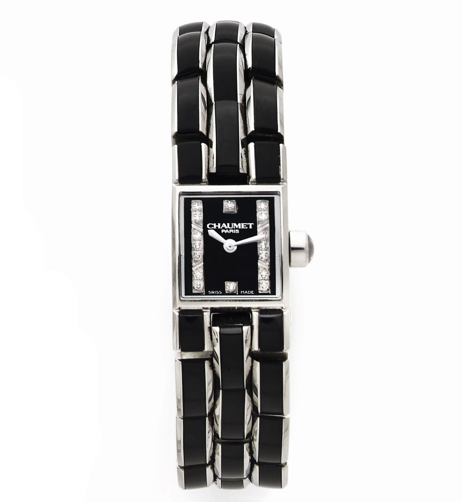 Chaumet Khesis W19613-34C 14mm Stainless steel Black-1